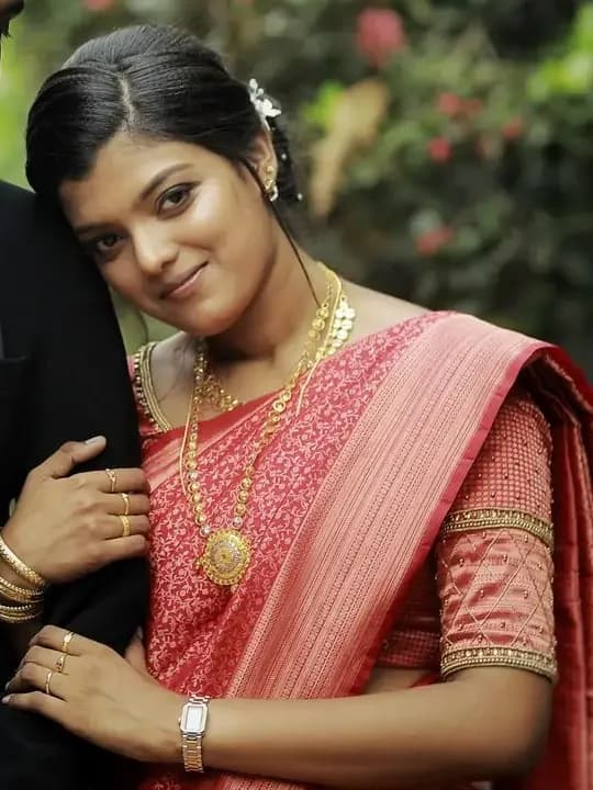 Paati's saree, re-draped